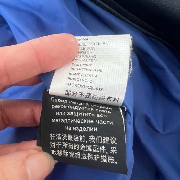 Baldinini Men's Blue Leather Jacket - Picture 8 of 12